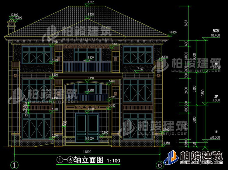 正立面图