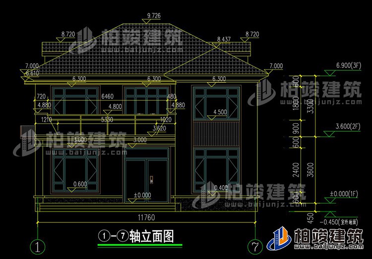 正立面图